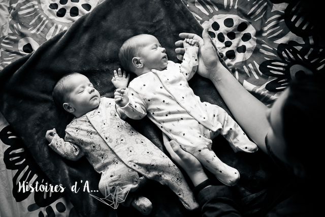 photographe nouveau-né jumeaux